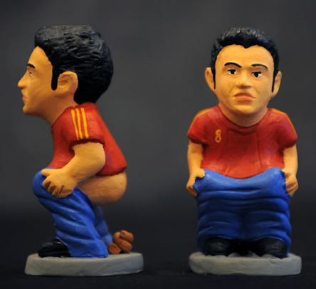 ¨Caganer¨---Están en baño los futbolistas españoles 