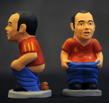 ¨Caganer¨---Están en baño los futbolistas españoles 