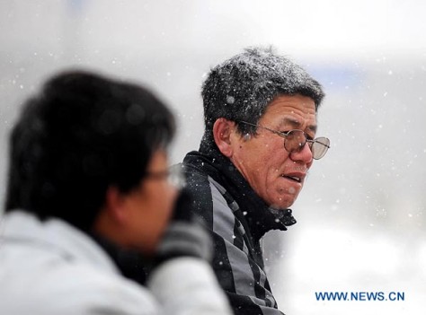 Nieve castiga noreste de China y Beijing experimenta día más frío de este invierno