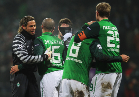 La Eurocopa: el Bremen derrota al Milan con 3-0