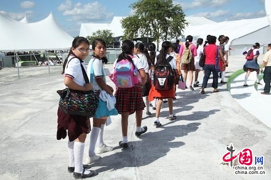 Niños  Cancún cambio climático entorno de vida 2