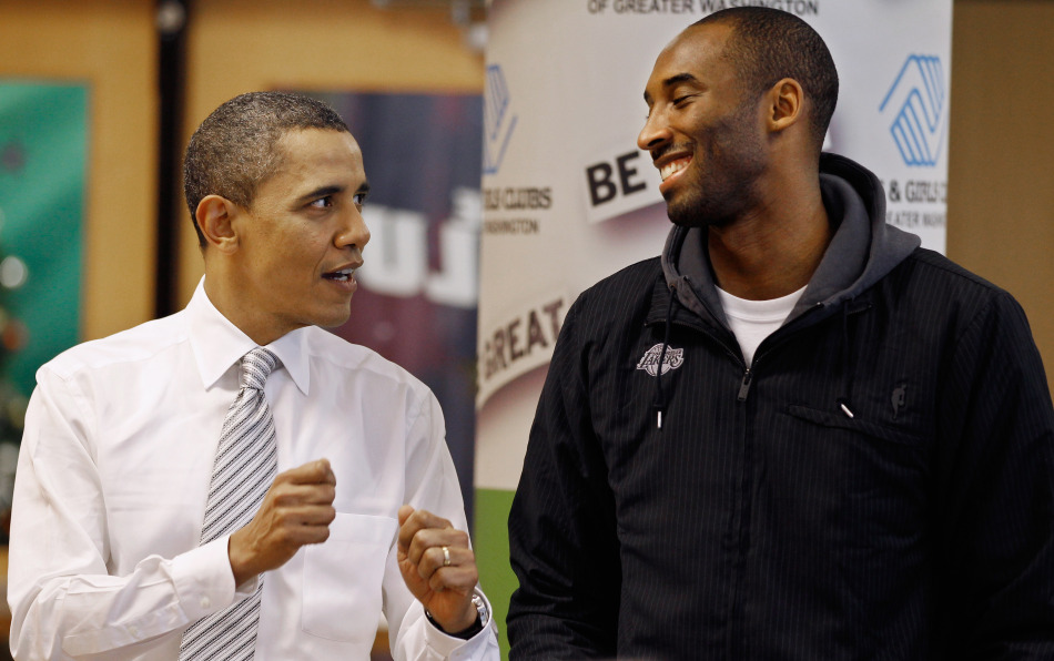 Obama se entrevista con L.A. Lakers