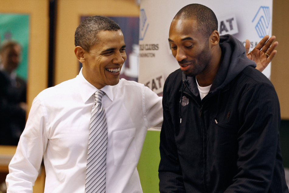 Obama se entrevista con L.A. Lakers