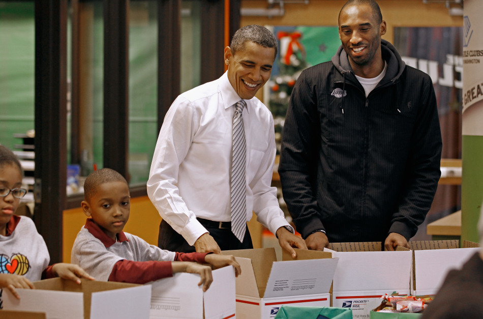 Obama se entrevista con L.A. Lakers