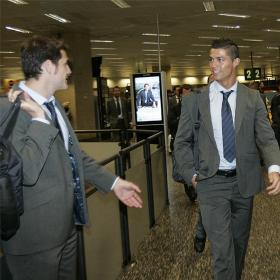 Cristiano Ronaldo e Iker Casillas, enfrentados