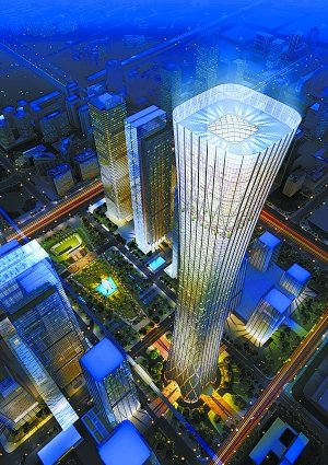 edificio 500 metros coronará Beijing 1