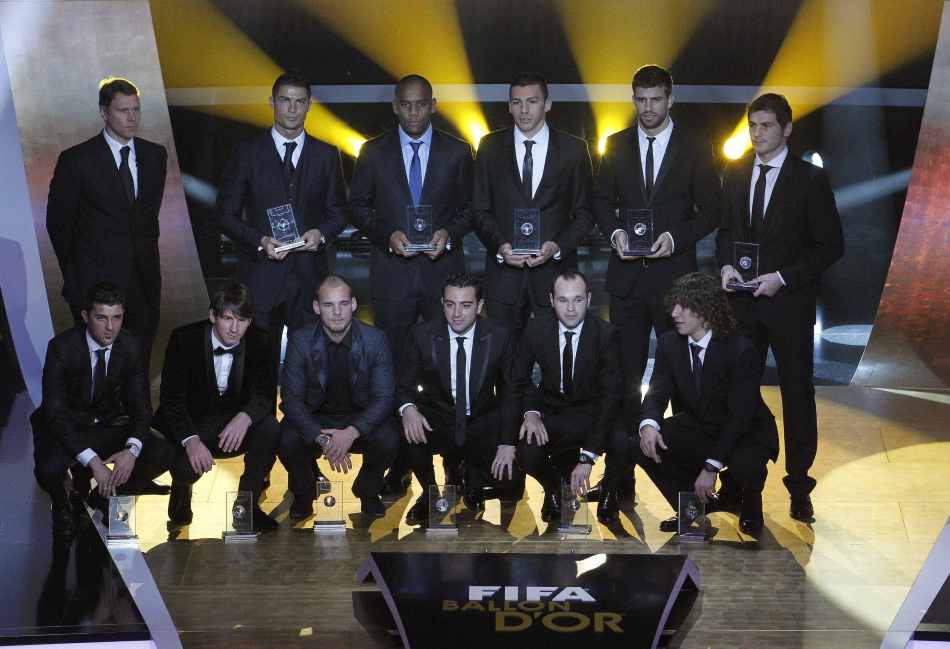 Seis jugadores de La Roja, en el once ideal de la FIFA