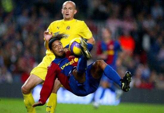 La vida de Ronaldinho, como una leyenda