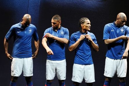 Presentación de la nueva ropa de la selección francesa