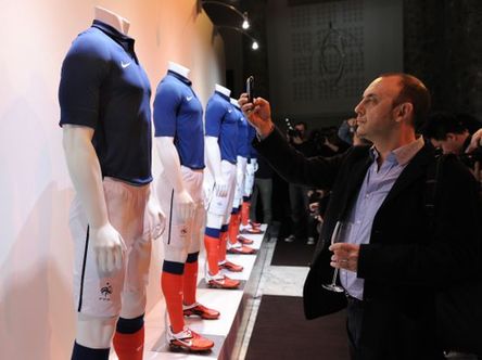 Presentación de la nueva ropa de la selección francesa