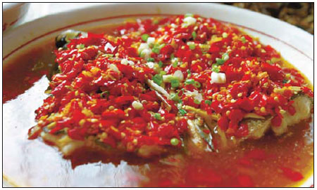 Mao Zedong Shaoshan Hunan picante chile 3