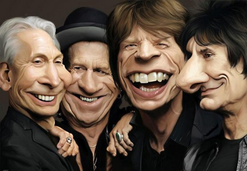 Las caricaturas de las personas famosas