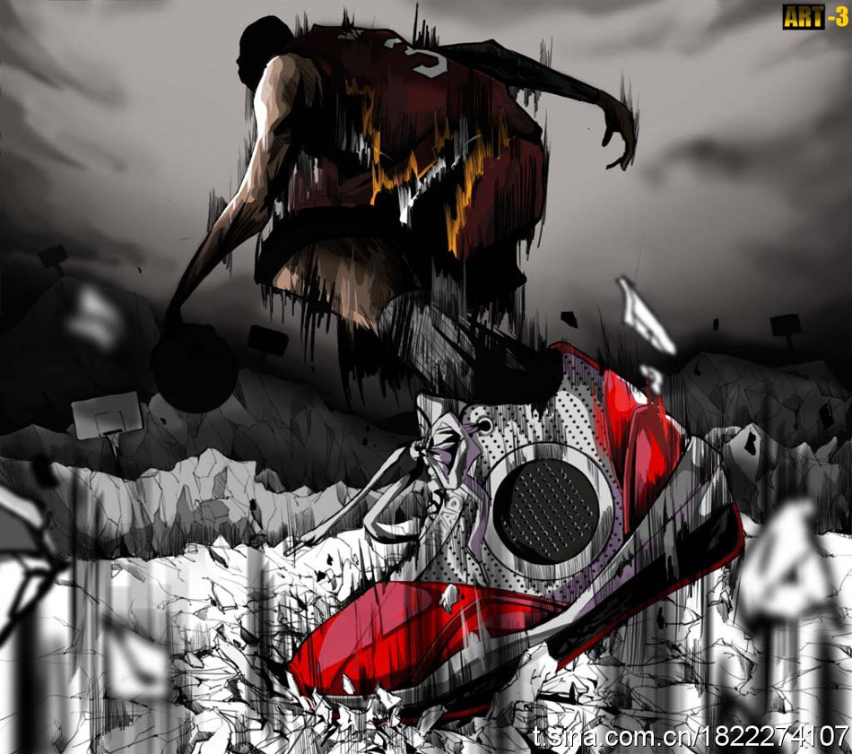 Viñetas de los estrellas brillantes de NBA