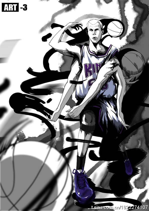 Viñetas de los estrellas brillantes de NBA