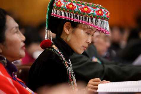 Las mujeres delegadas de la IV Sesión del XI Comité Nacional de la CCPPCh