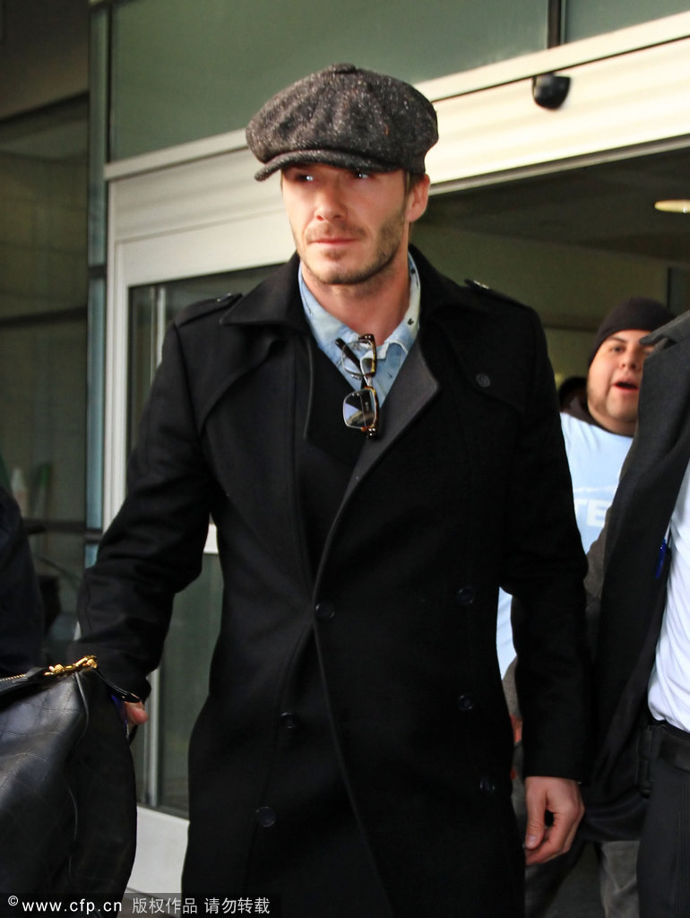Las distintas gorras de David Beckham