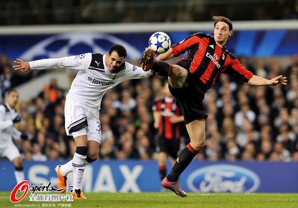 El Tottenham jubila al Milán