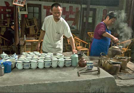 Una casa de té con solera cerca de Chengdú 4