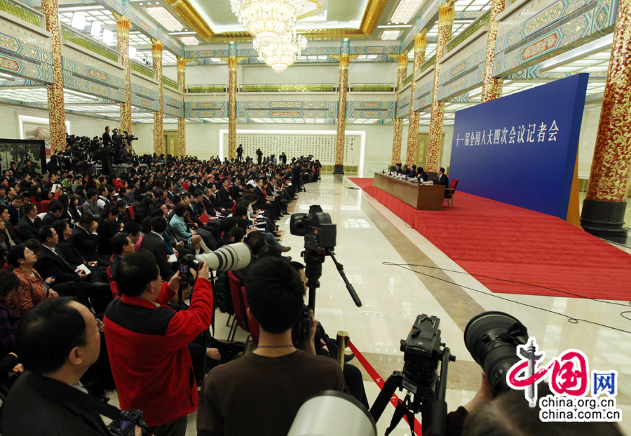 periodistas conferencia de prensa Primer Ministro Wen吧8