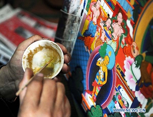 Thangka-pintura-religiosa-tibetanas -Tíbet 4
