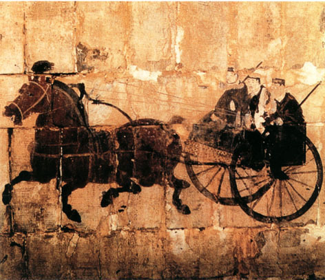 Murales durante las dinastías Qin y Han 2