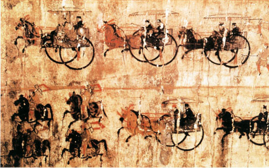 Murales durante las dinastías Qin y Han 3