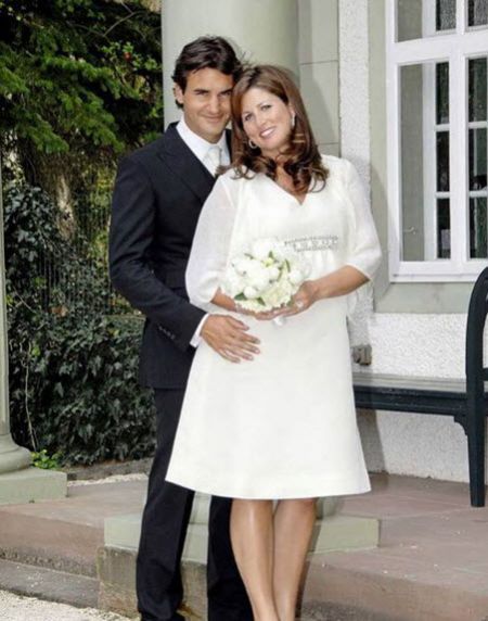 Los novios de tenistas más enamorados del mundo--Federer y su novia