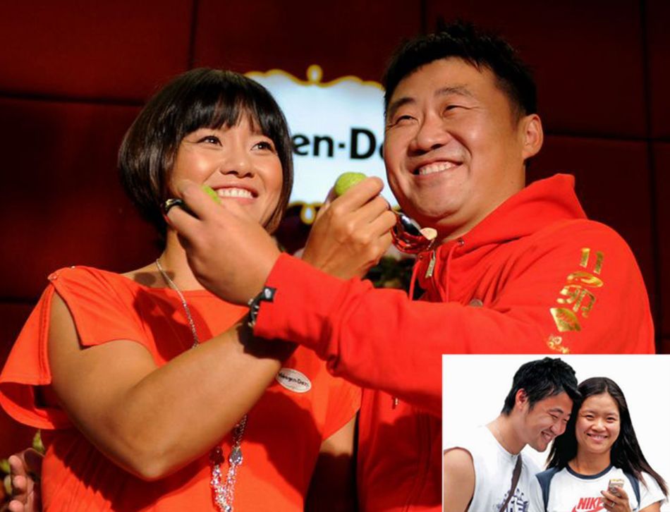 Los novios de tenistas más enamorados del mundo--Li Na y Jiang Shan