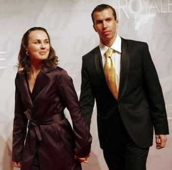 Los novios de tenistas más enamorados del mundo--Martina Hingis y Radek Stepanek
