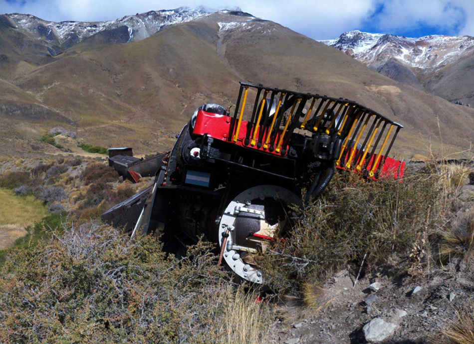 Vientos descarrilan tren tursístico al sur de Argentina 2