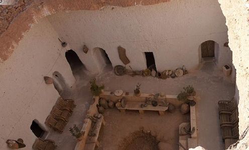 Casas cueva de Libia—fáciles de defender 3