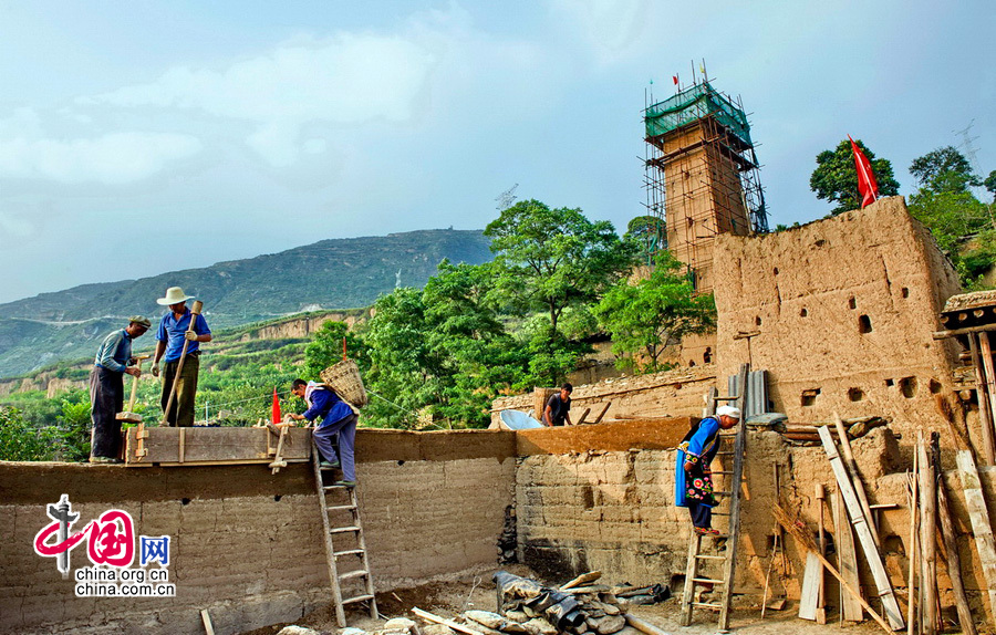 Wenchuan construímos nueva casa manos propias 1