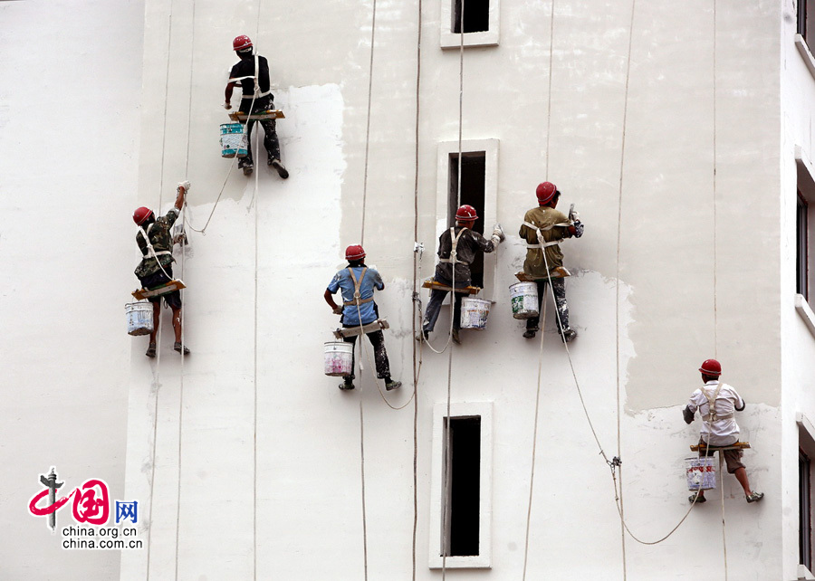 Wenchuan construímos nueva casa manos propias 9