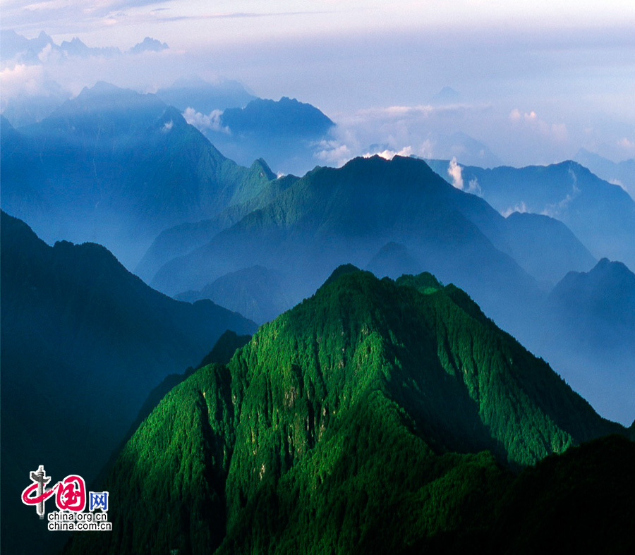 bella Wenchuan antes sufrir terremoto 15