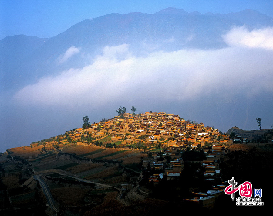 La bella Wenchuan antes de sufrir el terremoto