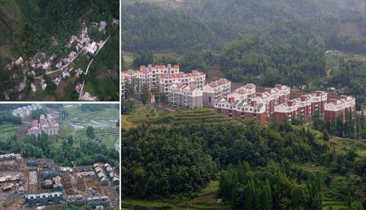 Proyectos de reconstrucción después del terremoto en Sichuan