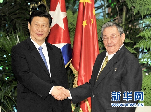 Xi Jinping-Raúl Castro-China-Cuba