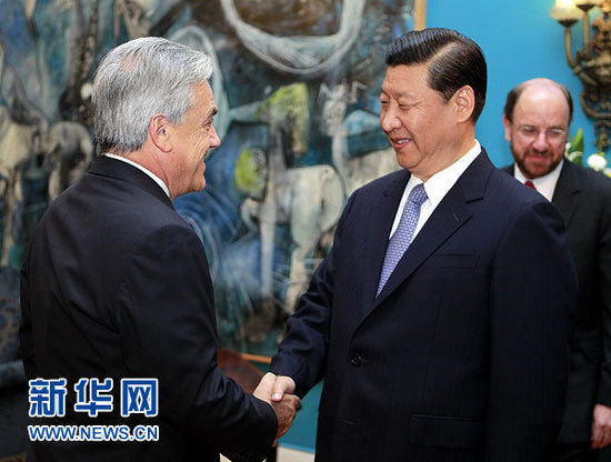 China busca fomentar lazos comerciales y de inversión con Chile