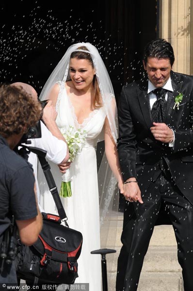 Se casa Buffon con la modelo checa Alena Seredova