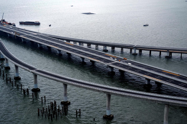 China más largo puente sobre el mar del mundo 7