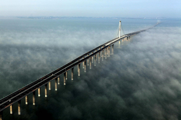 China más largo puente sobre el mar del mundo 8