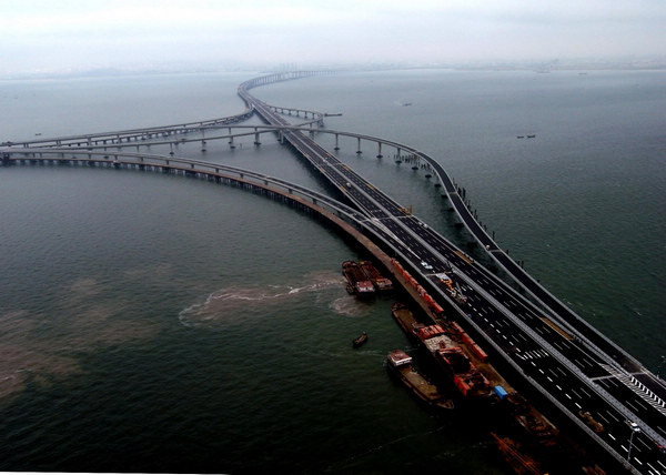 China más largo puente sobre el mar del mundo 11