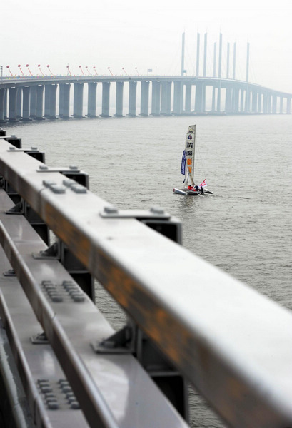 China más largo puente sobre el mar del mundo 15