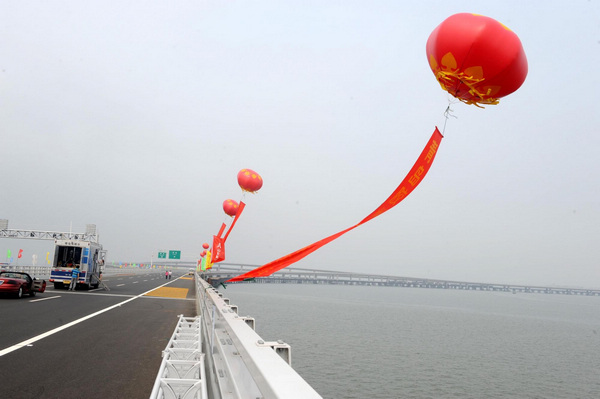 China más largo puente sobre el mar del mundo 16