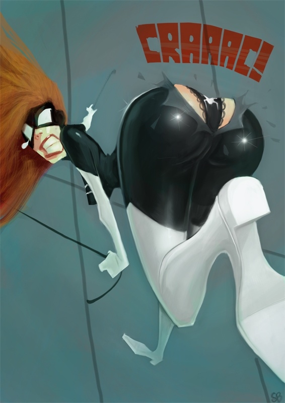 Imágenes gráficos de las mujeres sexys por ordenador