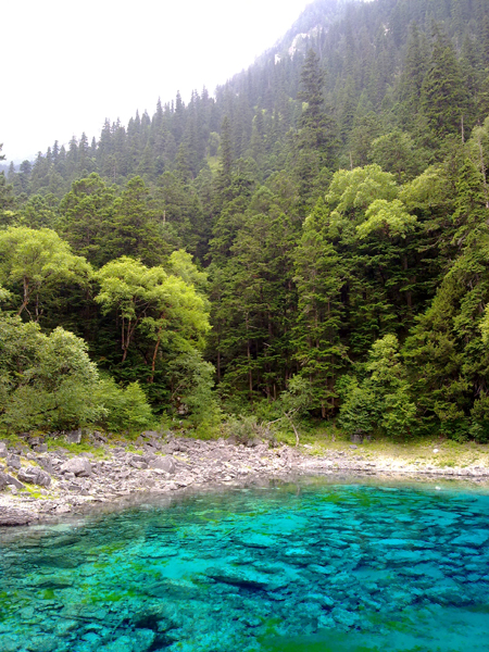 Verano Jiuzhaigou paraíso aguas turquesa 5