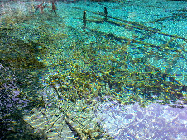 Verano Jiuzhaigou paraíso aguas turquesa 12