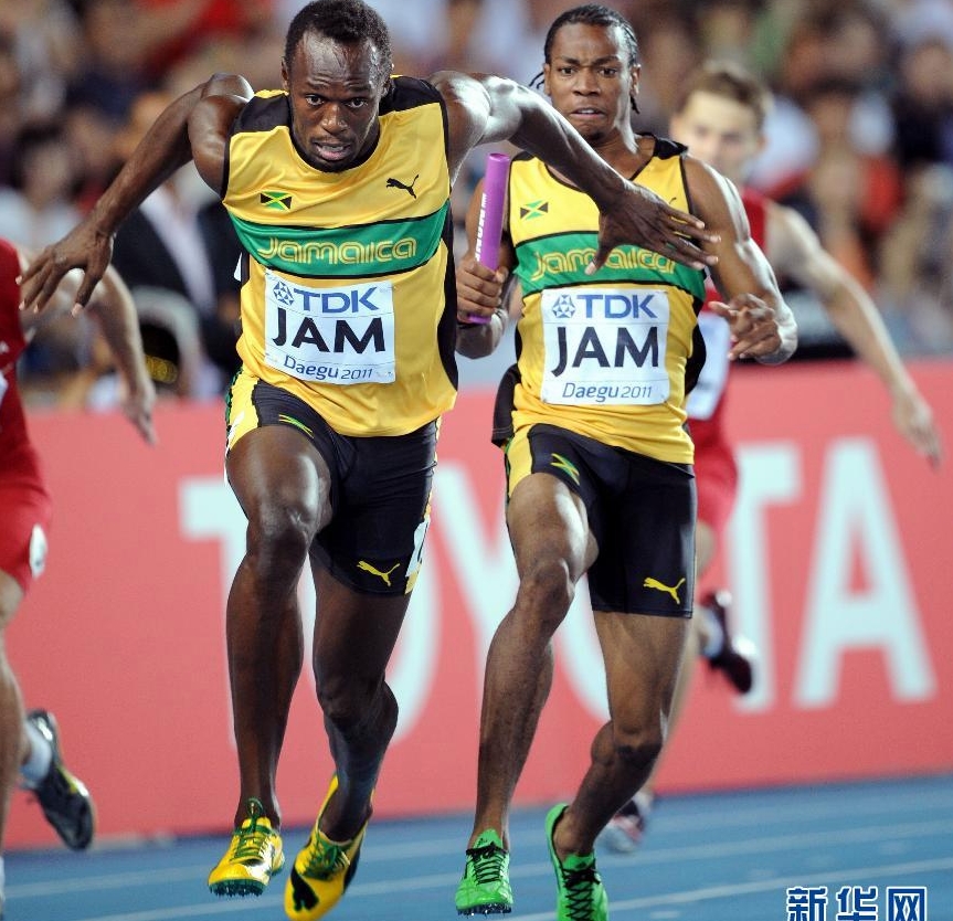 Usain Bolt-atletismo-deportes-relevos-mundiales-Daegu-relevos-record mundial5
