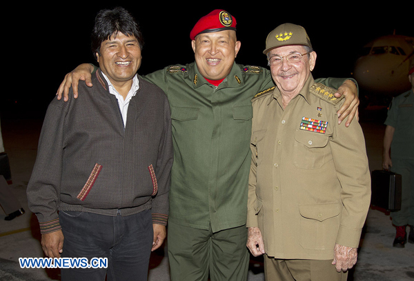 Chávez y Morales están en La Habana