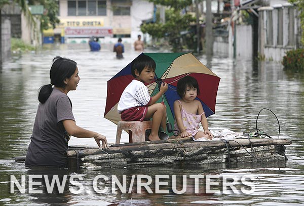 Tifón Nesat deja 35 muertos en Filipinas